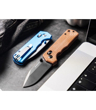 Navaja Magnum Rockstub Brown Micarta 01SC710