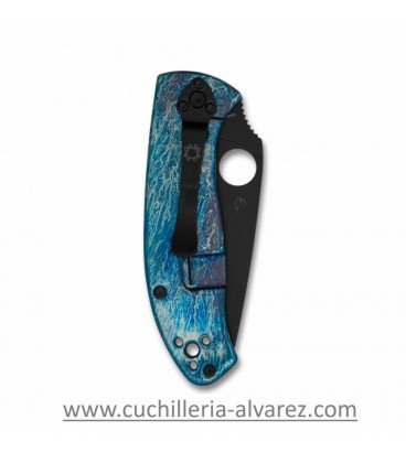 Spyderco TENACIOUS R.I.L. Ti Blue C122TIBLBKD2P
