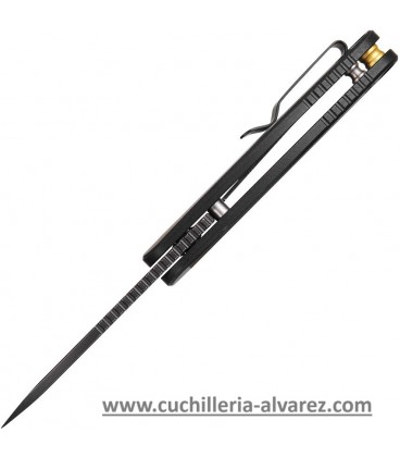 Navaja VOSTEED Mini Acorn Linerlock Black VOSA3401