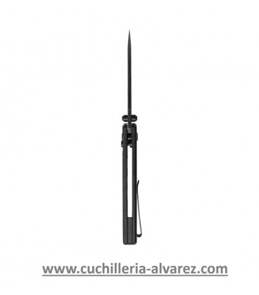 Navaja VOSTEED Raccoon Button Lock Black VOSRCSVM6