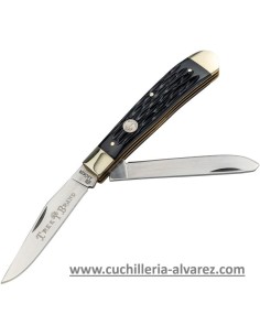 Boker Traditional Series 2.0 Trapper Jigged Black Bone 110824