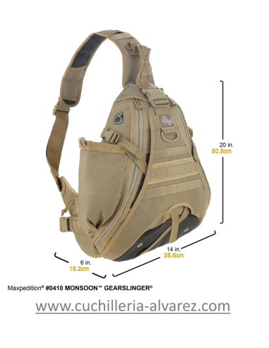 Bandolera Maxpedition Monsoon Gearslinger Khaki MX410K