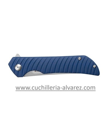 RUIKE micarta Azul P122-ME con hoja en acero inoxidable SANDVIK 14C28N.