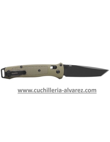 Benchmade BAILOUT Ranger Green 537BK_06 con acero CPM-S30V