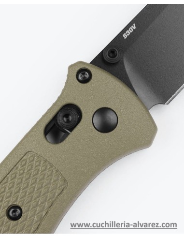 Benchmade BAILOUT Ranger Green 537BK_06 con acero CPM-S30V
