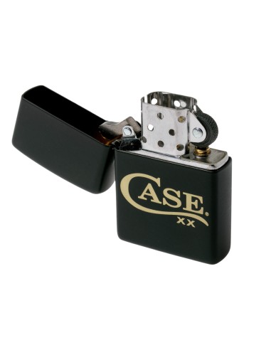 Encendedor CASE negro mate con logotipo de la funda Zippo®CA52478