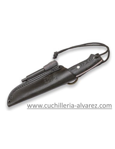 Cuchillo Joker RANGER micarta negra con pedernal  CM144-P