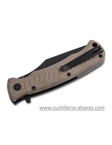 Boker Plus Micro Tracker Folder 01BP0002 con hoja en acero inoxidable 154CM,.