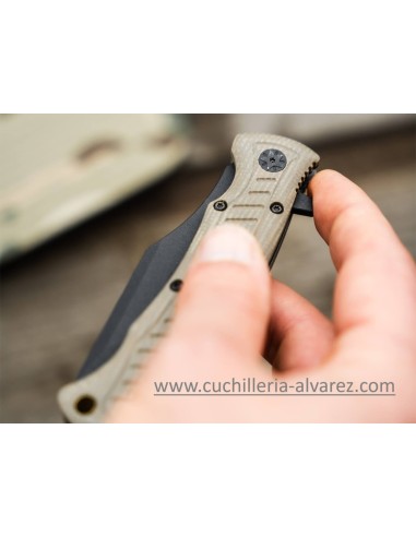 Boker Plus Micro Tracker Folder 01BP0002 con hoja en acero inoxidable 154CM,.