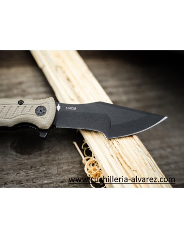 Boker Plus Micro Tracker Folder 01BP0002 con hoja en acero inoxidable 154CM,.