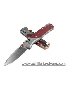 Navaja Benchmade BUGOUT ALUMINIO GRIS/REDSTONE RICHLITE 535_09