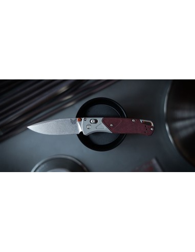 Navaja Benchmade BUGOUT ALUMINIO GRIS/REDSTONE RICHLITE 535_09