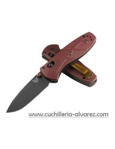 Navaja Benchmade MINI BARRAGE REDSTONE RICHLITE 585BK_04
