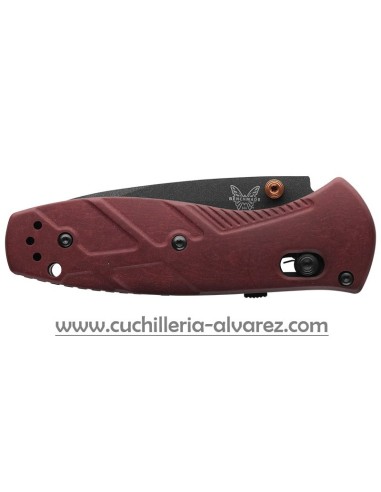 Navaja Benchmade MINI BARRAGE REDSTONE RICHLITE 585BK_04