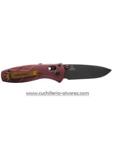 Navaja Benchmade MINI BARRAGE REDSTONE RICHLITE 585BK_04