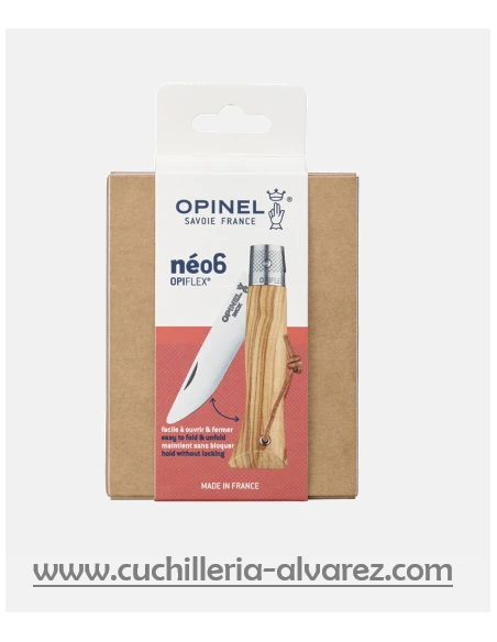 Navaja Opinel Nº 8 Neo6 Opiflex olivo 002504
