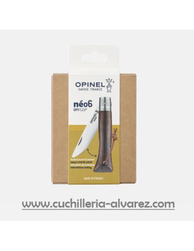 Navaja Opinel Nº 6 Neo6 Opiflex Nogal negro 003108