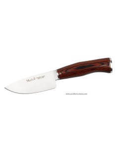Muela CS-11R es un cuchillo con acero inoxidable MoVa, empuñadura de MADERA PRENSADA CORAL.