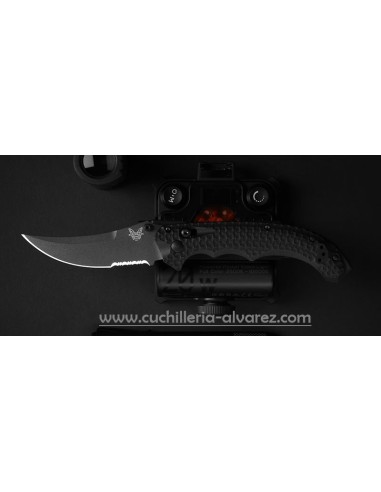 Navaja Benchmade Mini Bedlam G10 serrated 865SBK