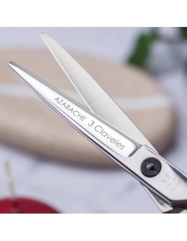 TIJERA PELUQUERIA 3 CLAVELES Azabache 6,5" 12818