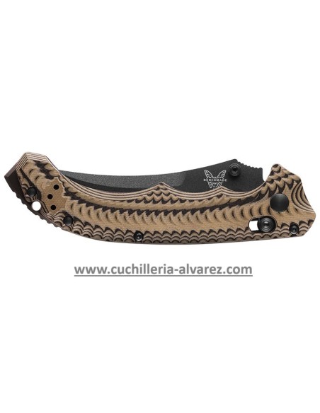 Navaja Benchmade Mini Bedlam Carbon Fiber Negro/Coyote 865BK_01