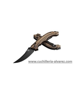 Navaja Benchmade Mini Bedlam Carbon Fiber Negro/Coyote 865BK_01