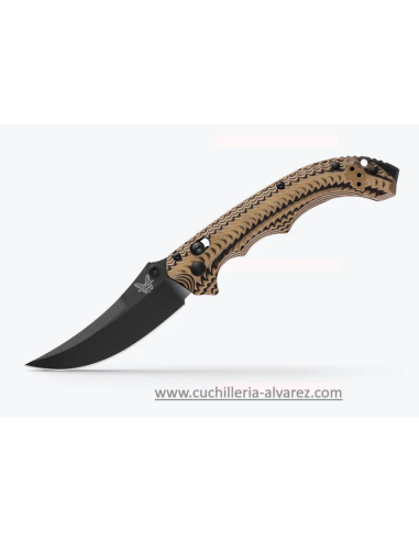 Navaja Benchmade Mini Bedlam Carbon Fiber Negro/Coyote 865BK_01