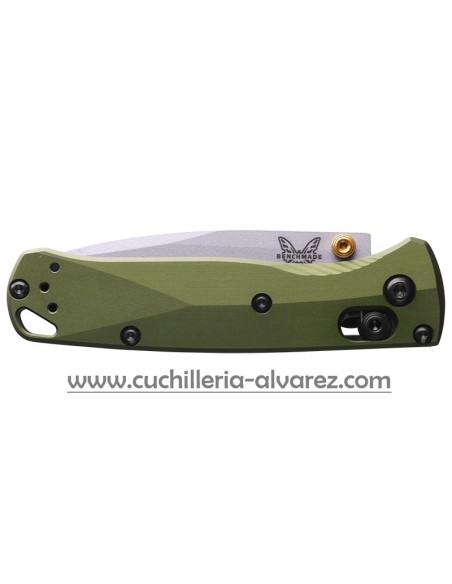 Navaja Benchmade MINI BUGOUT SAGE GREEN ALUMINIUM 533SL_10