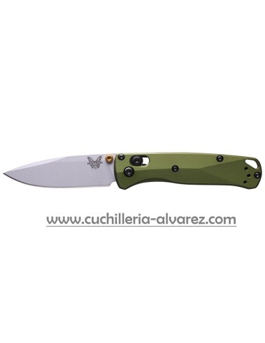 Navaja Benchmade MINI BUGOUT SAGE GREEN ALUMINIUM 533SL_10