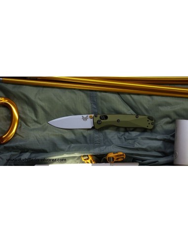 Navaja Benchmade MINI BUGOUT SAGE GREEN ALUMINIUM 533SL_10