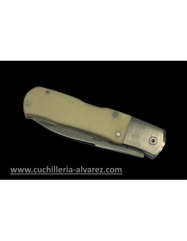 Navaja Ed. Limitada TAXUS KNIVES GENTLEMAN Blanca RWL34