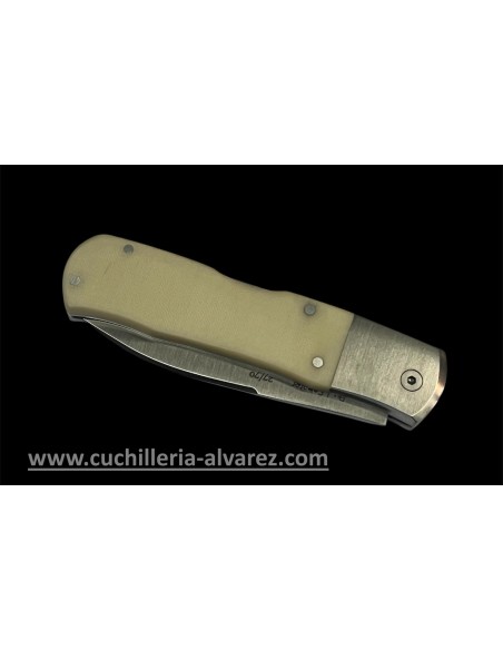 Navaja Ed. Limitada TAXUS KNIVES GENTLEMAN Blanca RWL34