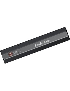 Linterna Powerbank Fenix E-CP de Alto rendimiento (Color negro), con 1600 lumens, 6 modos de iluminacion y batería recargable