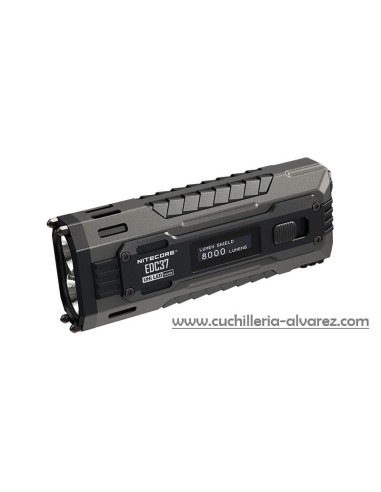 Linterna NITECORE LAMPE TORCHE EDC37 - 8000 Lumens