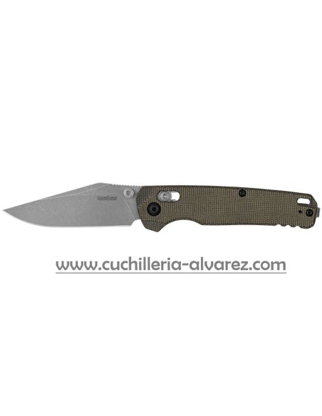Navaja Kershaw Bel Air Micarta green KW6106