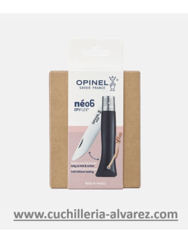 Navaja Opinel Nº 6 Neo6 Opiflex Ebano 003110