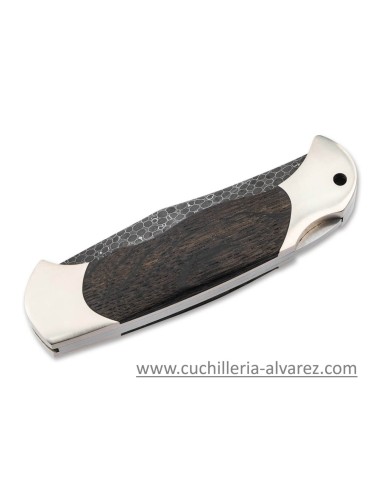 Navaja BOKER Scout Scout Bog Oak Damasco 112124DAM