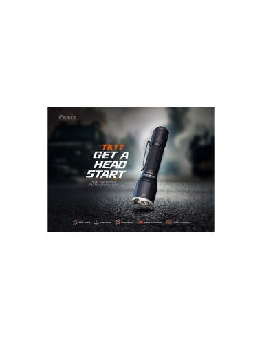 Linterna Fénix TK17 3600 lúmenes con doble interruptor