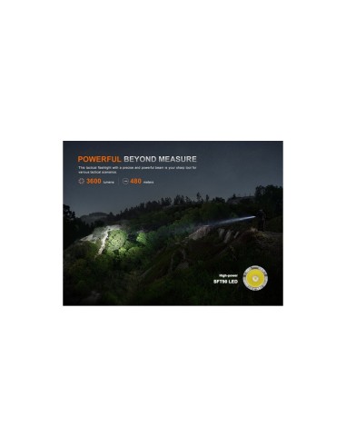 Linterna Fénix TK21R 3600 lúmenes con doble interruptor