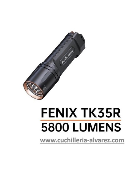 Linterna Fénix TK35R 5800 lúmenes con luz UV