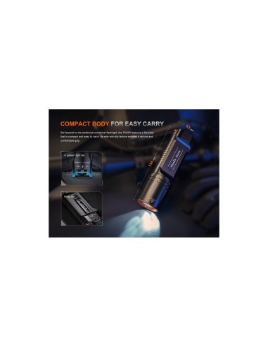 Linterna Fénix TK35R 5800 lúmenes con luz UV
