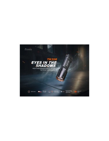 Linterna Fénix TK35R 5800 lúmenes con luz UV