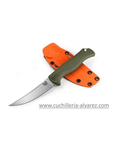 Benchmade MEATCRAFTER SANTOPRENE 15500-04 con acero CPM-154.