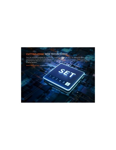 Linterna Fenix PD32R con 1400 lumens de máxima potencia, con 5 modos.