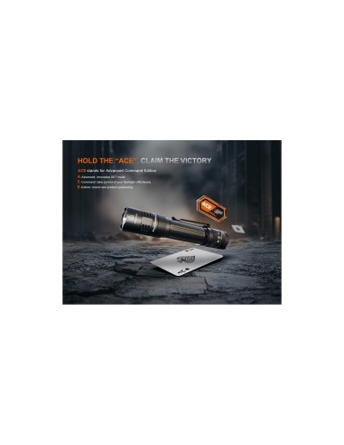 Linterna Fenix PD32R con 1400 lumens de máxima potencia, con 5 modos.