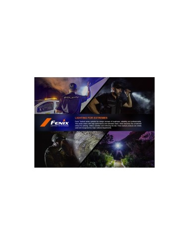 Linterna Fenix PD32R con 1400 lumens de máxima potencia, con 5 modos.