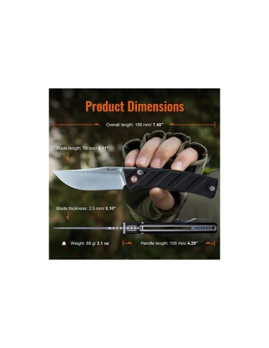 Navaja Ruike G10 Negro P856-B