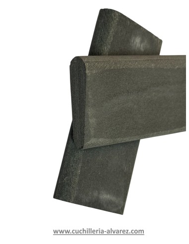 Piedra natural de los Pirineos para gubias 100X45x 6-12 mm