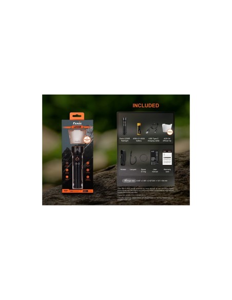 Linterna Fenix Multicolor LD36R  3600 lúmens (Recargable) de máxima potencia, con 13 modos.