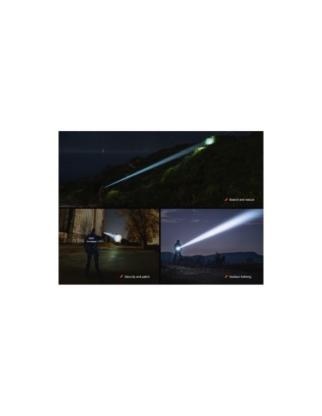 Linterna laser Fenix TK30R con potencia máxima 500 Lumens (Incluye una batería ARB-L21-6000 de 6000)